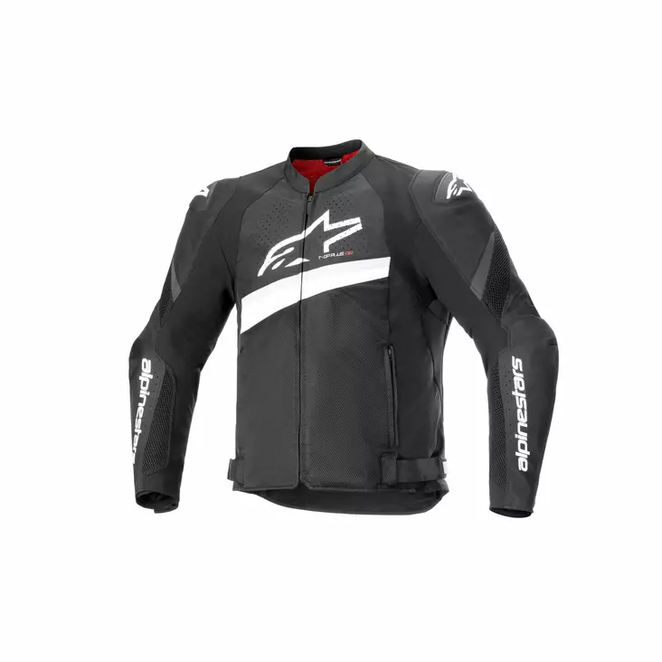 Alpinestars Tekstiilitakki T-GP Plus R v4 Airflow Musta/Valkoinen, S - Duell ajovarusteet - 42043 - 1