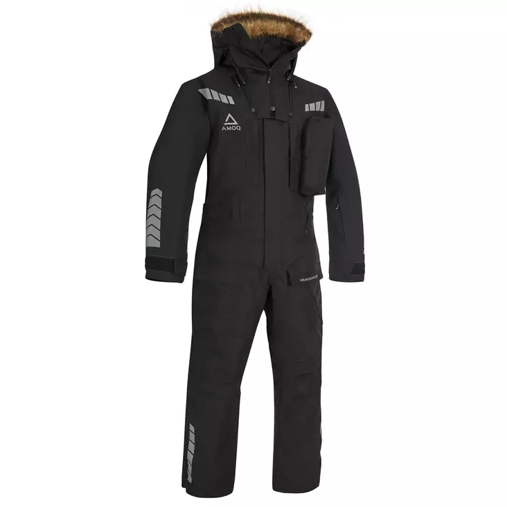 AMOQ Arctic Haalari Vuorellinen Musta, L - Duell ajovarusteet - 52003 - 1