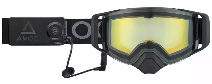 AMOQ Burner goggles Magnetic Dual Lens HEATED yellow - Duell ajovarusteet - 51163 - 1