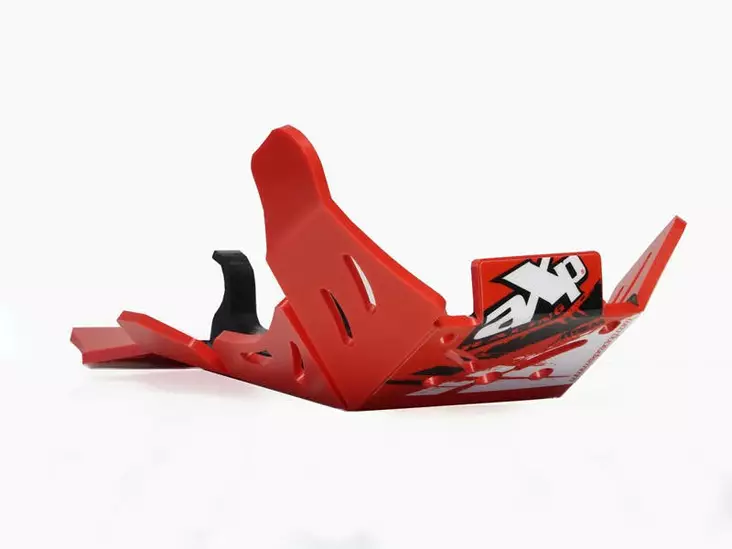 AXP Xtrem HDPE Skid Plate Red Gas-Gas EC250F/EC350F 21-23 - Duell MP varaosat ja tarvikkeet - 86473 - 1