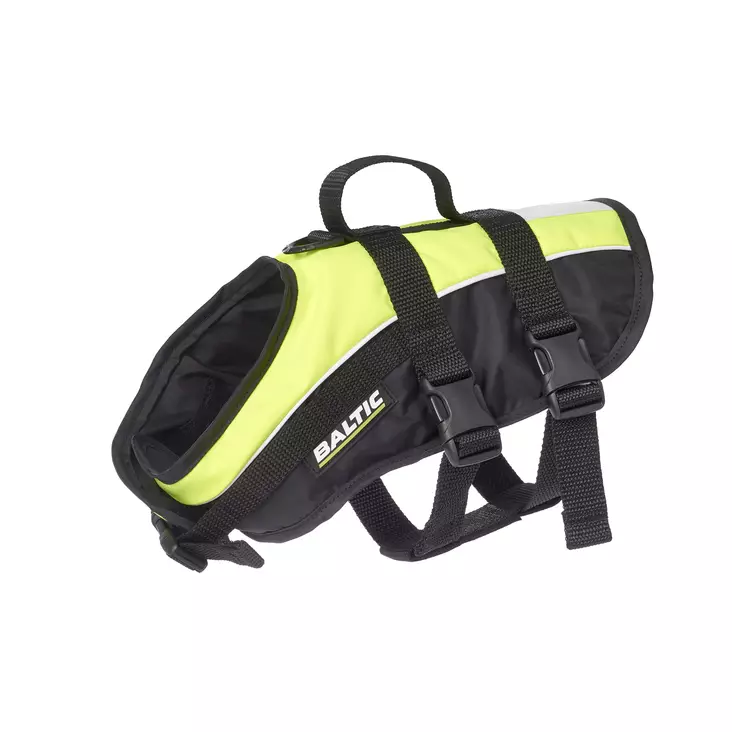 Baltic Mascot koiran kelluntaliivi UV-keltainen/musta XS 0-3kg - Duell venetarvikkeet - 135503 - 1