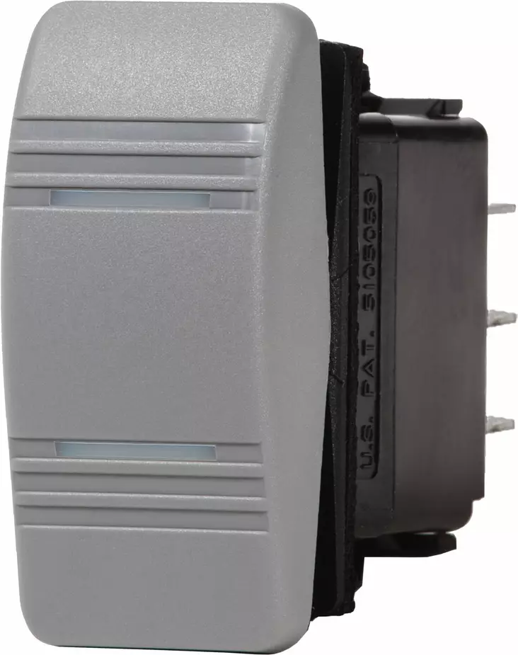 Blue Sea Water resistant Contura III Switches Grey - Duell venetarvikkeet - 132213 - 1