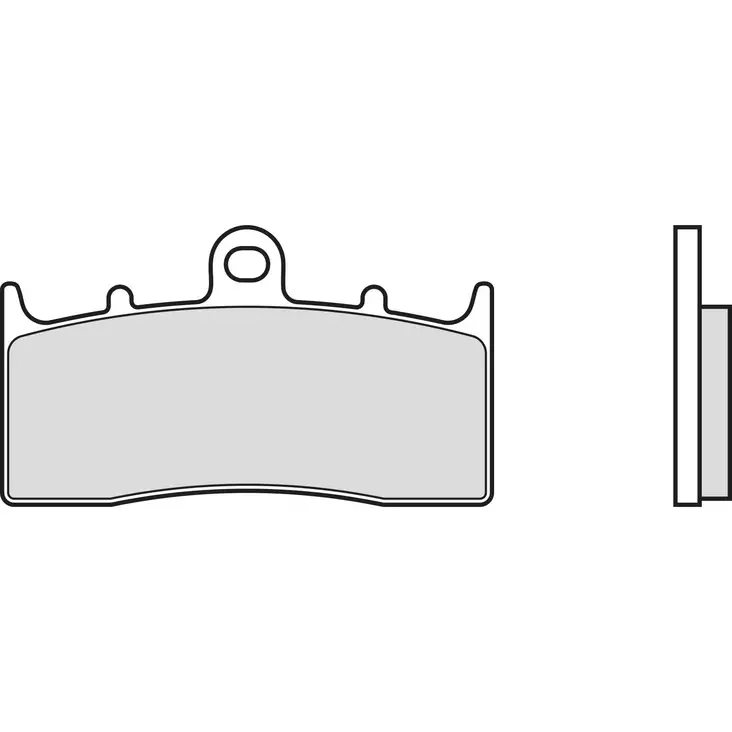 Brembo Jarrupalat Eteen Sintered Road - Duell MP varaosat ja tarvikkeet - 122843 - 1