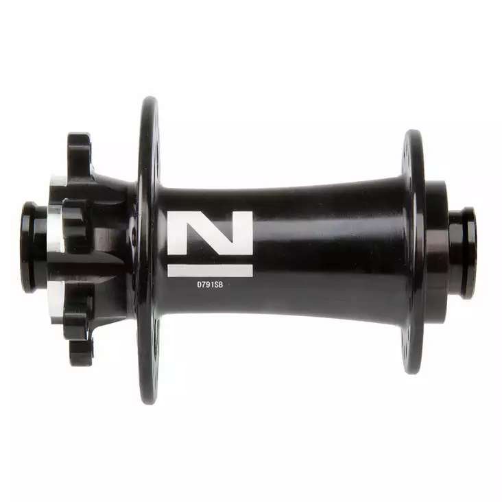 Etulevyjarrunapa NOVATEC 32r/6-pultti 2x1 15x100mm läpiakselille musta - Duell polkupyörien varaosat ja tarvikkeet - 64723 - 1