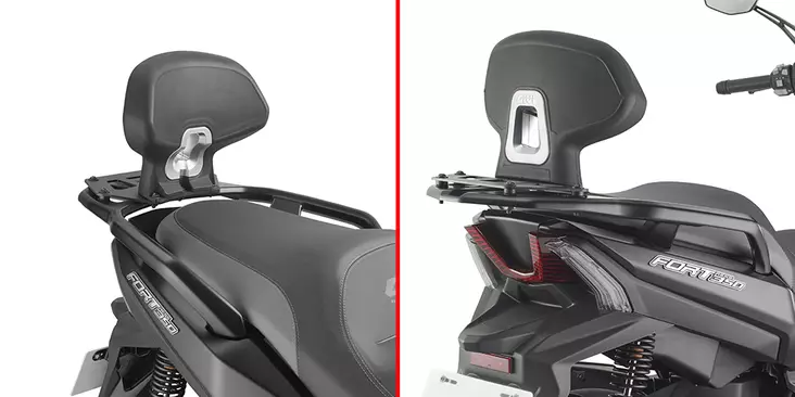 Givi Spec. Backrest Qj Motor Fort 350 (2024) - Duell MP varaosat ja tarvikkeet - 101173 - 1