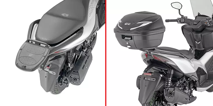 Givi Specific rear rack ZONTES 350D (23) - Duell MP varaosat ja tarvikkeet - 102593 - 1