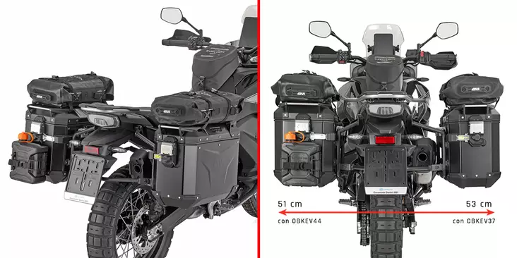 Givi Tub. Pannier Hol. CF MOTO 800MT-X (2025) - Duell MP varaosat ja tarvikkeet - 102453 - 1