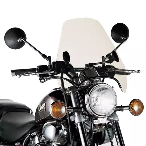 Givi Universal screen with 2 point handlebar bronzè 36.9 x 42.5 cm (HxW) - Duell MP varaosat ja tarvikkeet - 100413 - 1