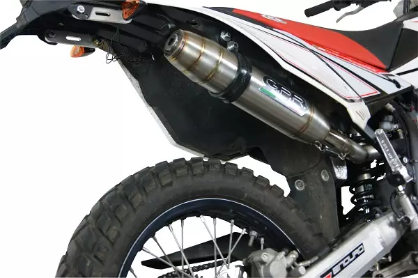 GPR Beta Rr 125 Enduro Lc 4t 2010/16 EC-Approv. slip-on exhaust Deeptone Inox - Duell MP varaosat ja tarvikkeet - 111313 - 1