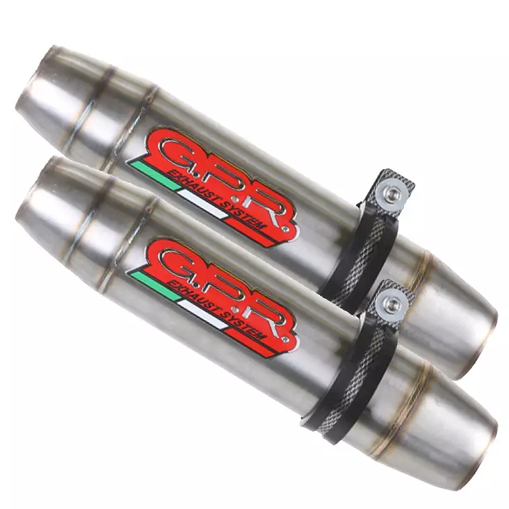 GPR Ducati Monster S2R 1000 2004/07 Pair EC-Approv. slip-on exhaust Deeptone In - Duell MP varaosat ja tarvikkeet - 110553 - 1