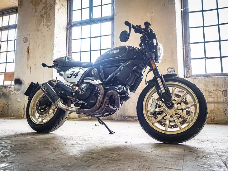 GPR Ducati Scrambler 800 2015/16 EC-Approv. slip-on exhaust M3 Black Titanium - Duell MP varaosat ja tarvikkeet - 110623 - 1