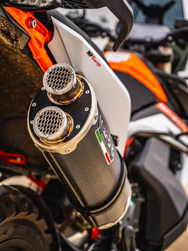 GPR Ktm Duke 890 L 2021/2022 e5 EC-Approv. slip-on exhaust Dual Poppy - Duell MP varaosat ja tarvikkeet - 109383 - 1
