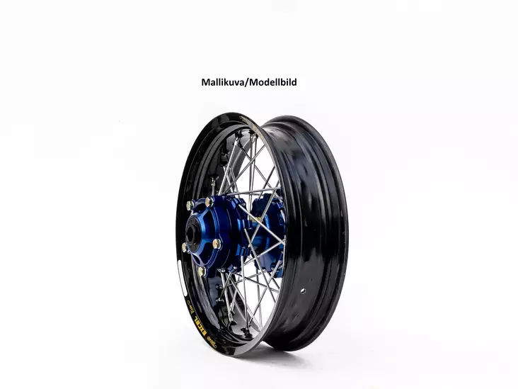 Haan wheel RMZ250 07-14 /450 05-14 17-5,00 BLUE/BLACK - Duell MP varaosat ja tarvikkeet - 64083 - 1