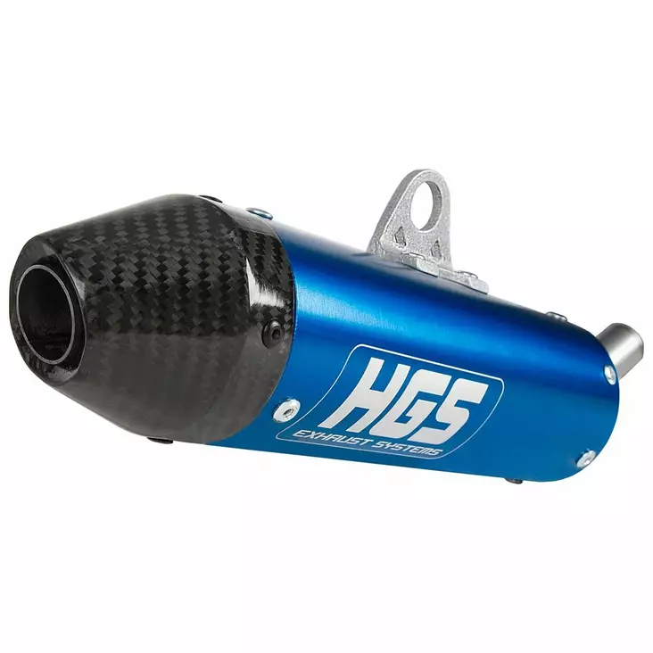 HGS Äänenvaimennin 2T Racing YZ65 18-.. Sininen hiilikuitukärki - Duell MP varaosat ja tarvikkeet - 68633 - 1