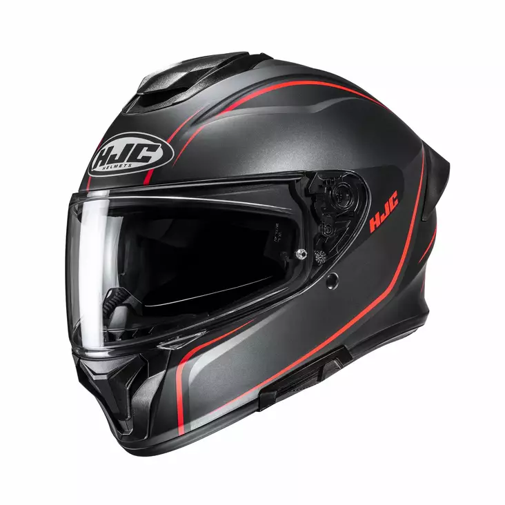 HJC Kypärä C71 Quez Musta/Punainen MC1SF, 2XL - Duell ajovarusteet - 55563 - 1