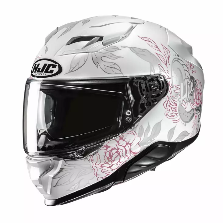 HJC Kypärä F71 Eliz Valkoinen/Pinkki MC8 S - Duell ajovarusteet - 56733 - 1