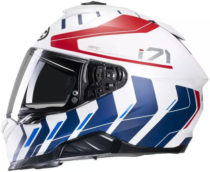 HJC Kypärä i71 Simo Valkoinen/Sininen MC21SF S 55-56cm - Duell ajovarusteet - 56303 - 1