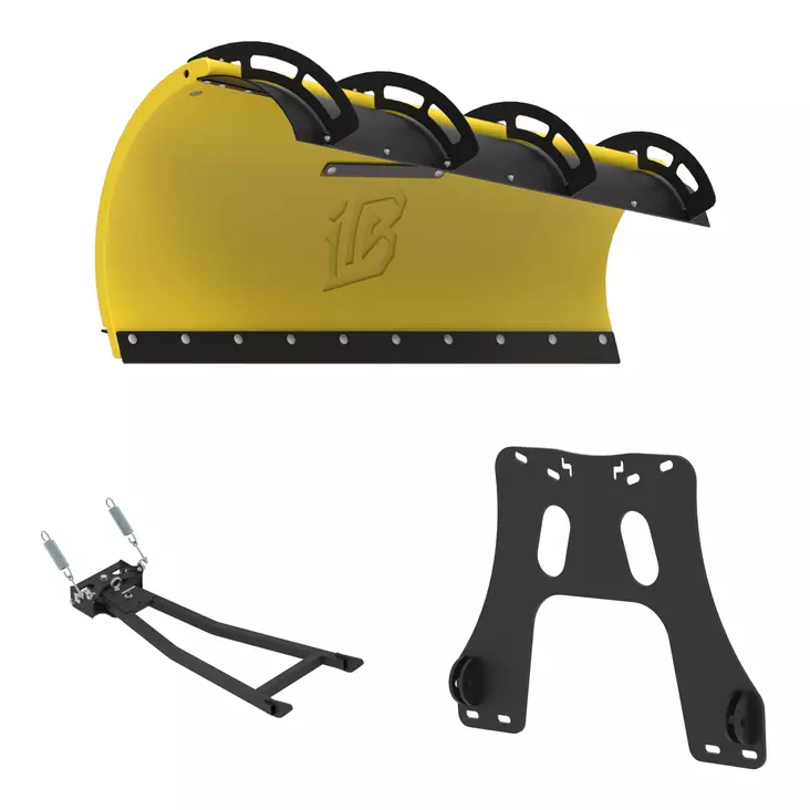 Iron Baltic 1520 mm KESKIKIINNITTEINEN muovinen alueaurapaketti - Keskikiinnitteiset aurapaketit - 663 - 1