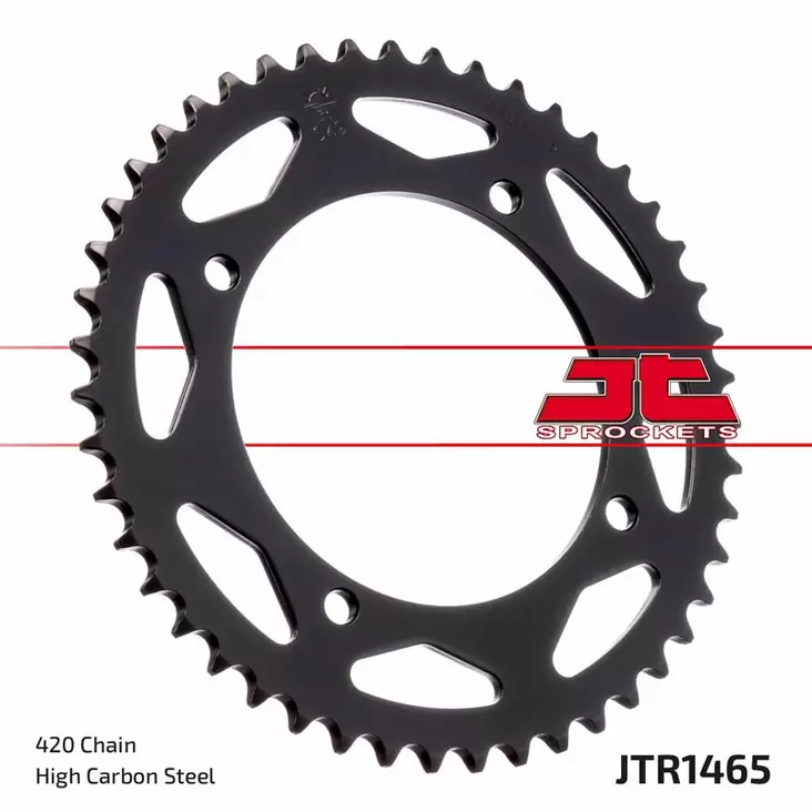 JT Takaratas Alumiini 7075 T6 Musta JTA1465.47BLK - Duell MP varaosat ja tarvikkeet - 118723 - 1