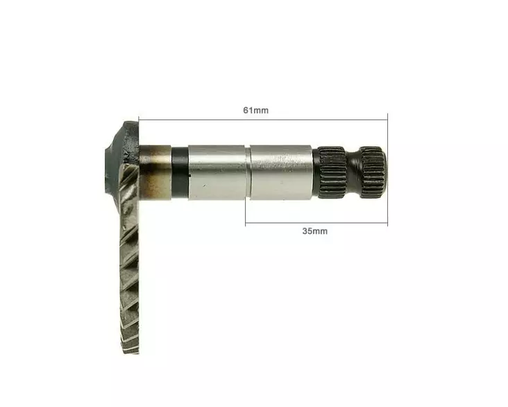Käynnistyspolkimen aksila 61mm/35mm Kiina-skootterit 4-T 50cc / Peugeot 4-T / - Duell mopojen varaosat ja tarvikkeet - 115003 - 1