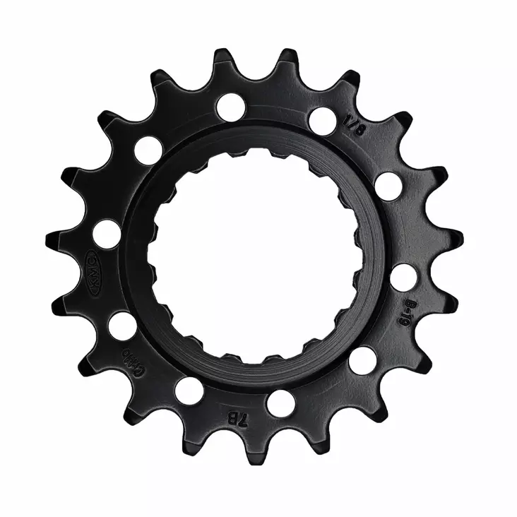 Ketjuratas KMC E-bike Bosch etu musta 1/8" 19h - Duell polkupyörien varaosat ja tarvikkeet - 8643 - 1
