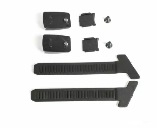 Kit ext. Toothed band BLACK + button +screws STEALTH - Duell ajovarusteet - 47043 - 1