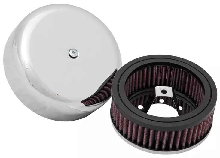 K&N H/D Keihin/S&S Carb 76 & Up: 5-1/4"D 2"H - Duell MP varaosat ja tarvikkeet - 127753 - 1