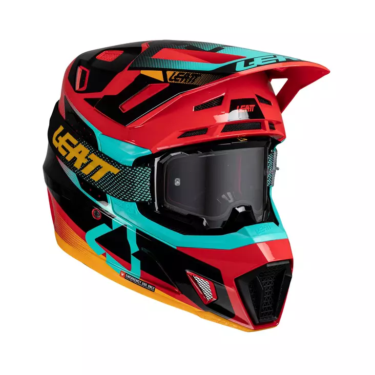 Leatt Helmet Kit Moto 7.5 V25 Red M 57-58cm - Duell ajovarusteet - 45403 - 1