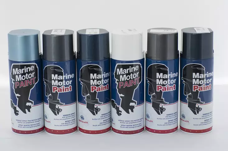 Moottorimaali 400ml Yamaha white - Duell venetarvikkeet - 4313 - 1