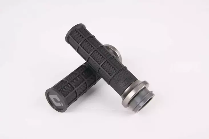ODI Street V-TWIN Lock-On HART-LUCK Full-Waffle BLACK/Gunmetal/grey - Duell MP varaosat ja tarvikkeet - 54013 - 1