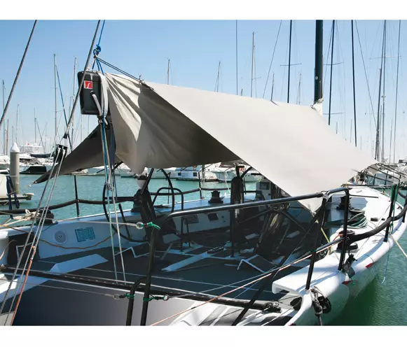 OS SAILBOAT AWNING - STANDARD - 2.5M (W) X 2.4M (L) - Duell venetarvikkeet - 132223 - 1