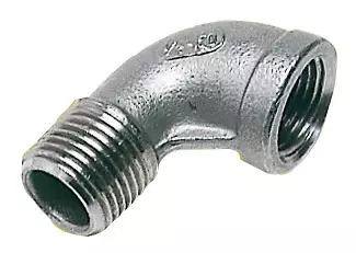 Osculati 90° elbow male/female 2" - Duell venetarvikkeet - 6563 - 1