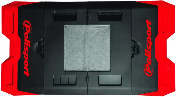 Polisport Bike Mat varikkoalusta punainen 180cmx99cm (1) - Duell MP varaosat ja tarvikkeet - 131523 - 1