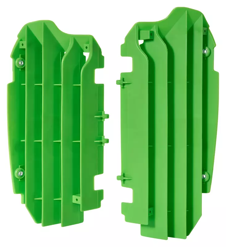 Polisport jäähdyttäjän ritiläpari KX250F 13-16 vihreä (28) - Duell MP varaosat ja tarvikkeet - 129373 - 1
