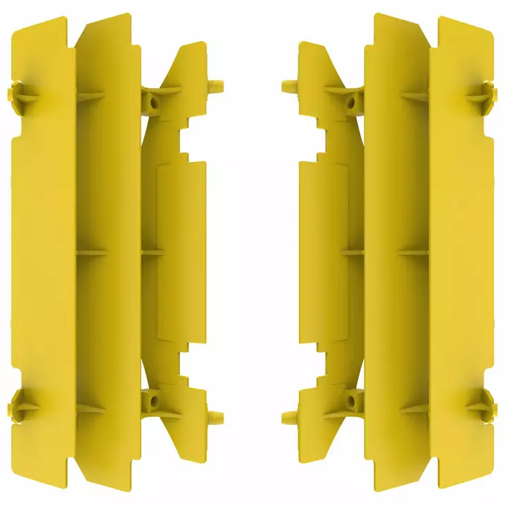 Polisport radiator louvers Suzuki RM125(01-08) RM250(96-06) Yellow rm01 (10) - Duell MP varaosat ja tarvikkeet - 129263 - 1