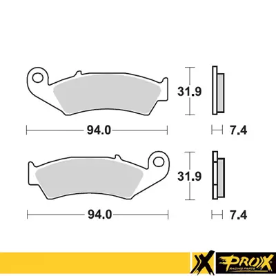 ProX Jarrupalasarja Eteen CR125/250/500 '87-94 - Duell MP varaosat ja tarvikkeet - 80593 - 1