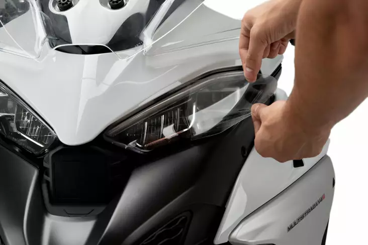 Puig Adhere Headlight Prot. Ducati Multistrada V4 21' C - Duell MP varaosat ja tarvikkeet - 99033 - 1