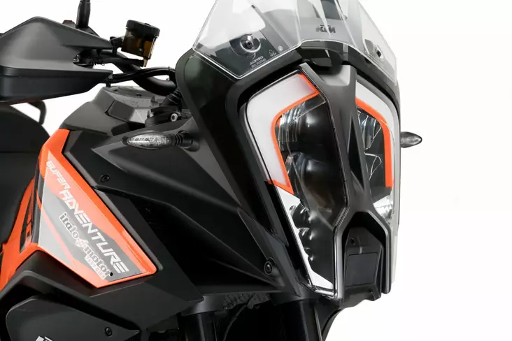 Puig Adhere Headlight Protector Ktm 1290 Super Adventur - Duell MP varaosat ja tarvikkeet - 97123 - 1