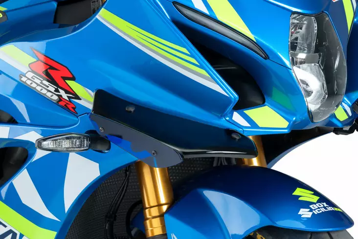 Puig Downforce Sport Side Spoilers Suzuki Gsx-R1000 17'- Red - Duell MP varaosat ja tarvikkeet - 89323 - 1