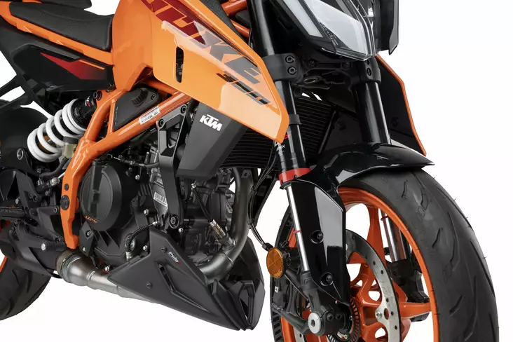 Puig Engine Spoiler Ktm 390 Duke 21'-25' C/Matt Black - Duell MP varaosat ja tarvikkeet - 95823 - 1