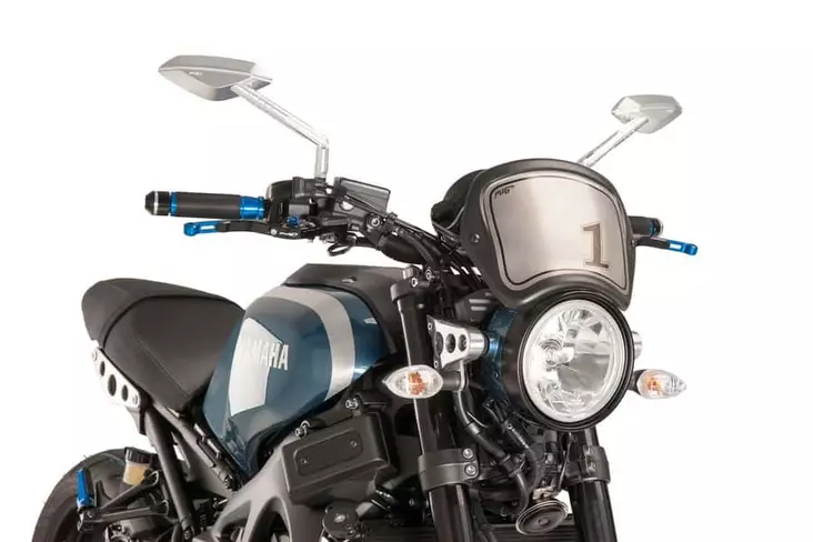 Puig Front Plate Yamaha Xsr900 16'-18'C/Black - Duell MP varaosat ja tarvikkeet - 90313 - 1