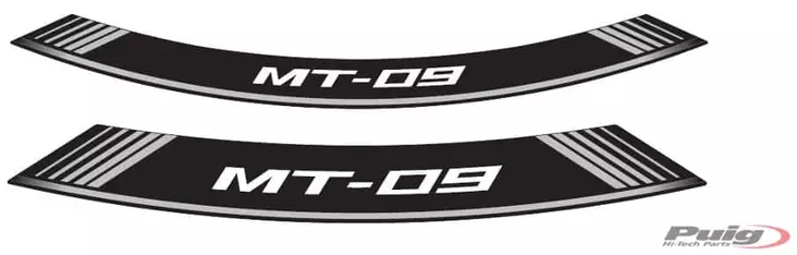 Puig Kit 8 Rim Strips Mt-09 C/Silver - Duell MP varaosat ja tarvikkeet - 90443 - 1