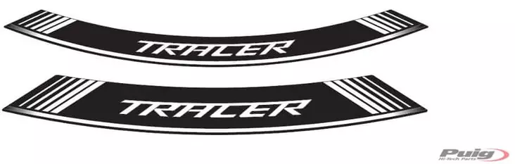 Puig Kit 8 Rim Strips Tracer C/White - Duell MP varaosat ja tarvikkeet - 90953 - 1