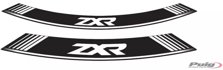 Puig Kit 8 Rim Strips Zxr C/White - Duell MP varaosat ja tarvikkeet - 90583 - 1