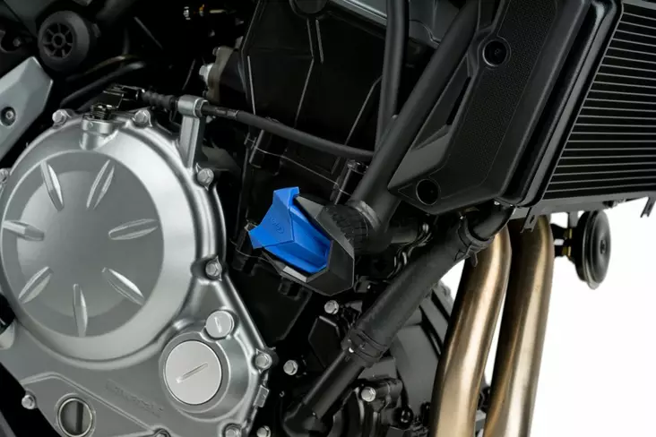 Puig Kit Rubbers For Frame Slider R19 C/Blue - Duell MP varaosat ja tarvikkeet - 94923 - 1