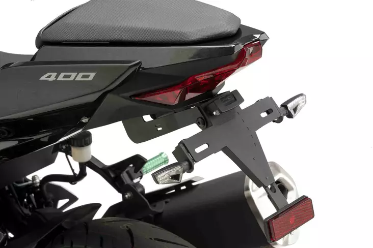 Puig License Support Kawasaki Ninja 400 18' C/Black - Duell MP varaosat ja tarvikkeet - 90803 - 1
