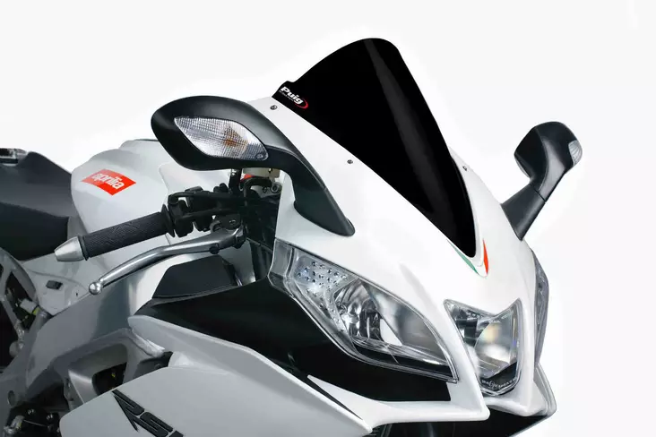 Puig Racing Screen Aprilia Rs4 11-18/Rsv4 09-14 C/Black - Duell MP varaosat ja tarvikkeet - 93703 - 1