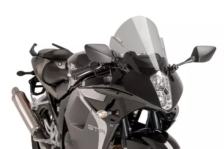 Puig Racing Screen Hyosung Gt650Ir 13-20' C/Smoke - Duell MP varaosat ja tarvikkeet - 92993 - 1