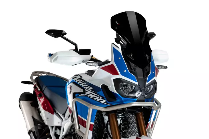 Puig Racing Screen + Kit Fix Africa Twin 16'-18' C/Blac - Duell MP varaosat ja tarvikkeet - 91023 - 1