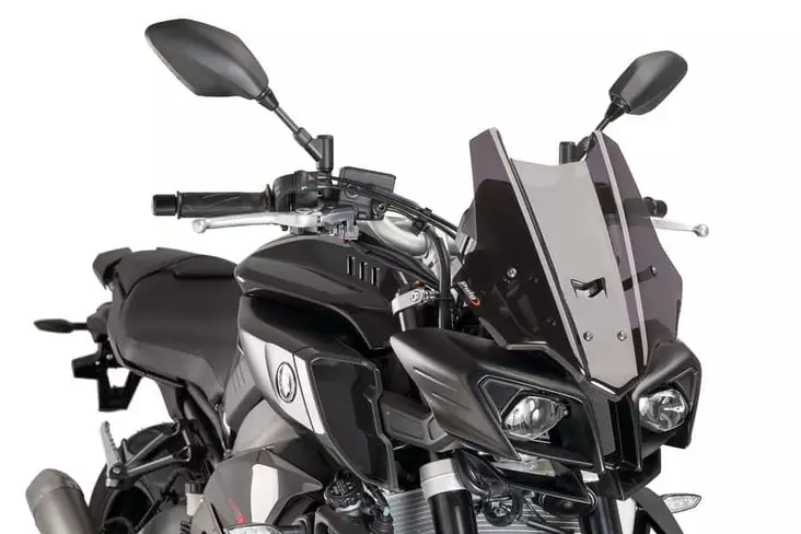 Puig Racing Screen Yamaha Mt-10 16-21'/Mt-10 Sp 17-21'' - Duell MP varaosat ja tarvikkeet - 90133 - 1